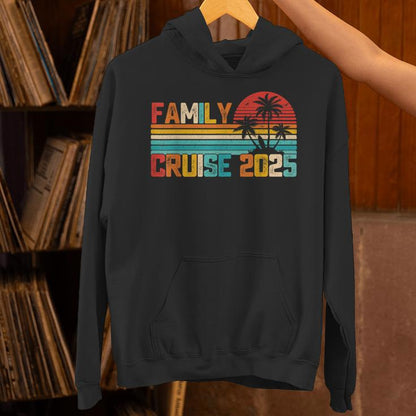 Family Cruise 2025 Beach Matching Summer Vacation Unisex Hoodie