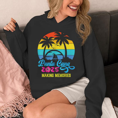 Family Vacation 2025 Dominican Republic Punta Cana Vacation Unisex Hoodie
