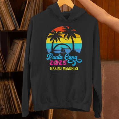 Family Vacation 2025 Dominican Republic Punta Cana Vacation Unisex Hoodie