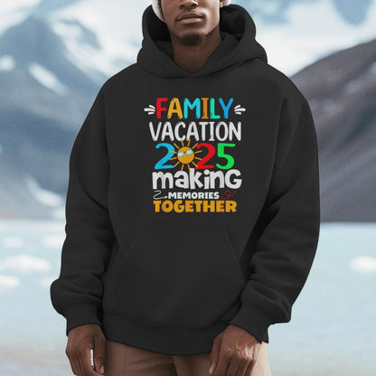 Family Vacation 2025 Trip Making Memories Matching Unisex Hoodie