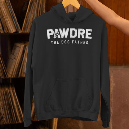 Fathers Day Christmas Pawdre The Dog Father Dog Dad Unisex Hoodie