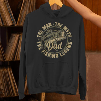 Fishing For Dad Father Day Fishing For Fisherman Unisex Hoodie