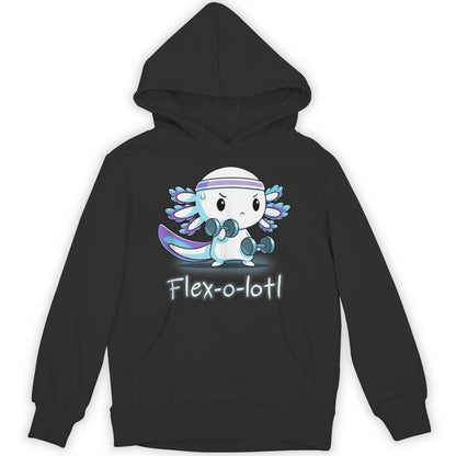Flex-O-Lotl Weightlifting Axolotl Gym Work Out Fift Unisex Hoodie