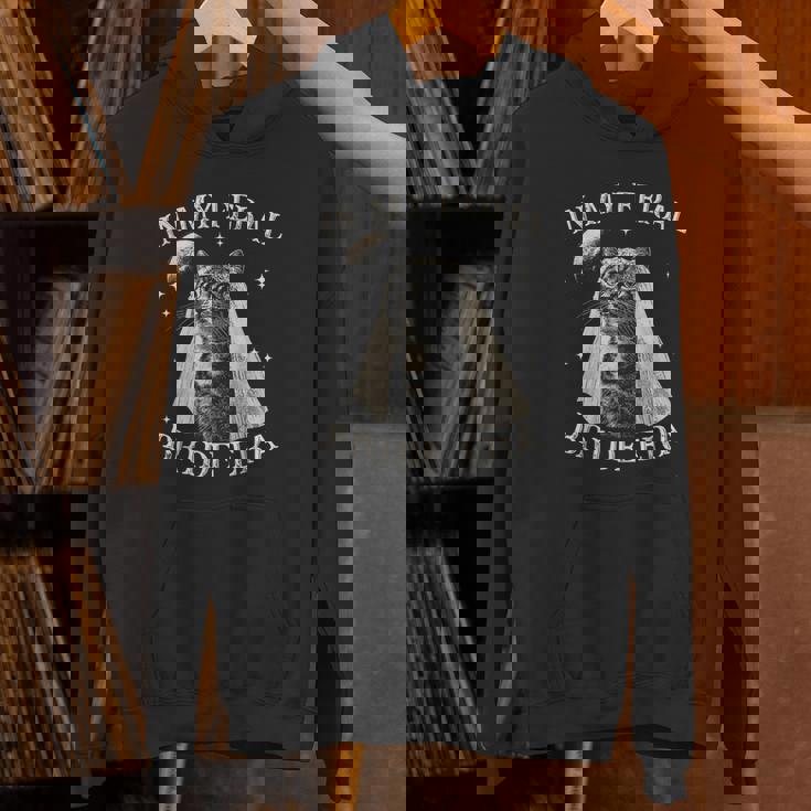 Cat In My Feral Bride Era Engagement Bridal Retro Unisex Hoodie