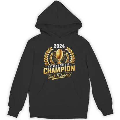Fantasy Football Champion 2024 Trophy Unisex Hoodie