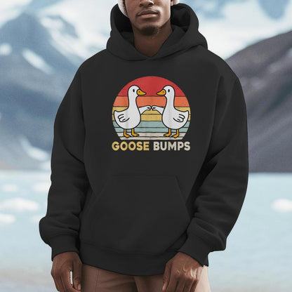 Goose Bumps Humorous Pun Silly Goose Dad Joke Unisex Hoodie