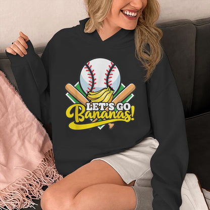 Let’S Go Bananas Baseball Unisex Hoodie