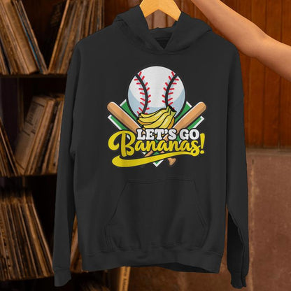 Let’S Go Bananas Baseball Unisex Hoodie
