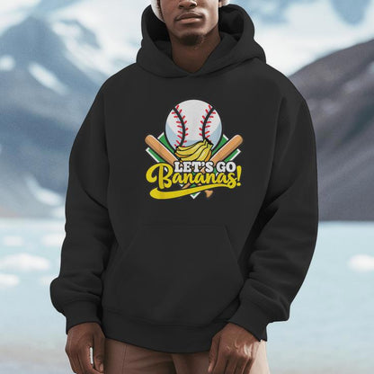Let’S Go Bananas Baseball Unisex Hoodie