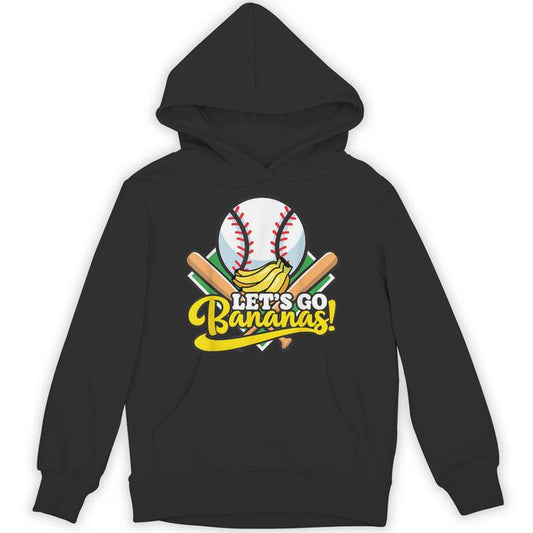 Let’S Go Bananas Baseball Unisex Hoodie