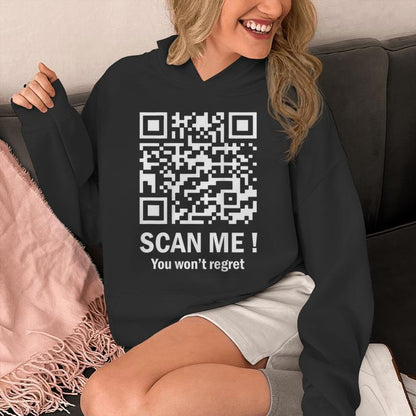 Qr Scan Me Trump 4547 Trump Dancing Code Back Unisex Hoodie