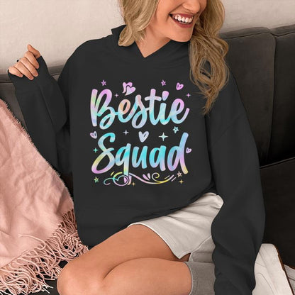 Tie Dye Best Friend Matching Bestie Squad Bff Cute Unisex Hoodie
