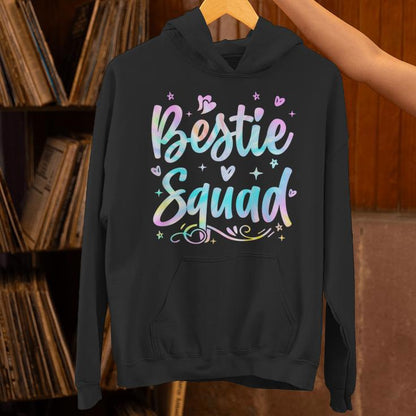 Tie Dye Best Friend Matching Bestie Squad Bff Cute Unisex Hoodie
