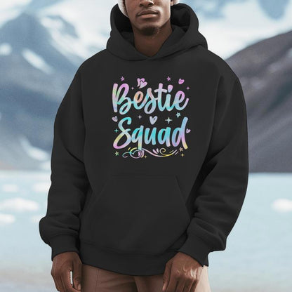 Tie Dye Best Friend Matching Bestie Squad Bff Cute Unisex Hoodie