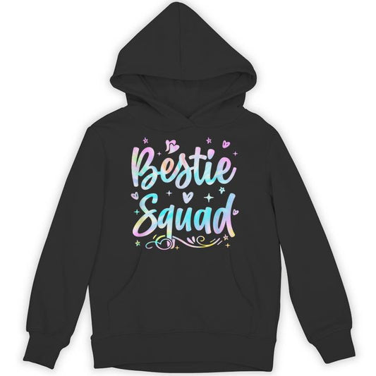 Tie Dye Best Friend Matching Bestie Squad Bff Cute Unisex Hoodie