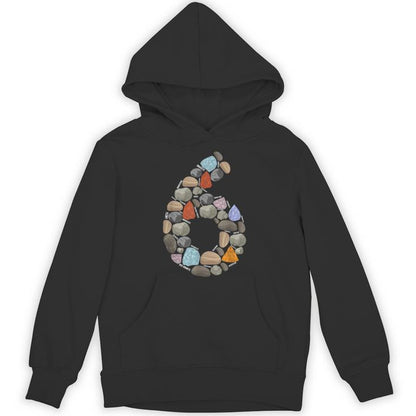 Geology Rocks 6 Years Old 6Th Birthday Rock Collecting Unisex Hoodie