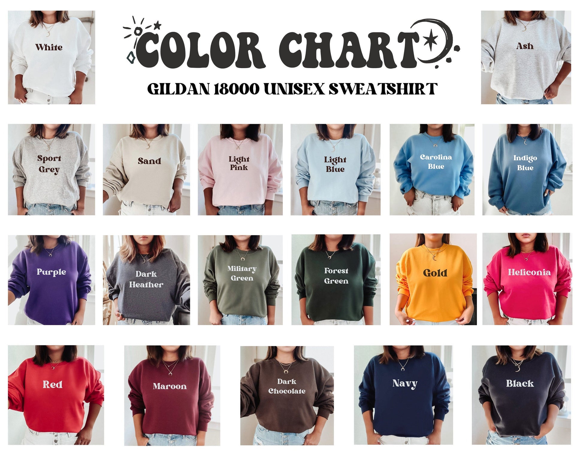 Embroidered Three Silly Goose Funny Sweatshirt - Cute Silly Goose Crewneck or Hooded Sweatshirt - Love Coffee Hearts
