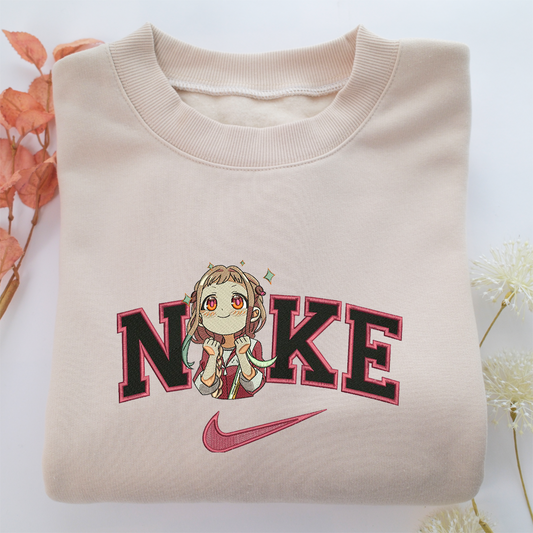 Nike Yashiro Nene v2 Nike Embroidered Sweatshirt, Nike Movie Inspired, Valentine's Day Gifts Idea For Him Her