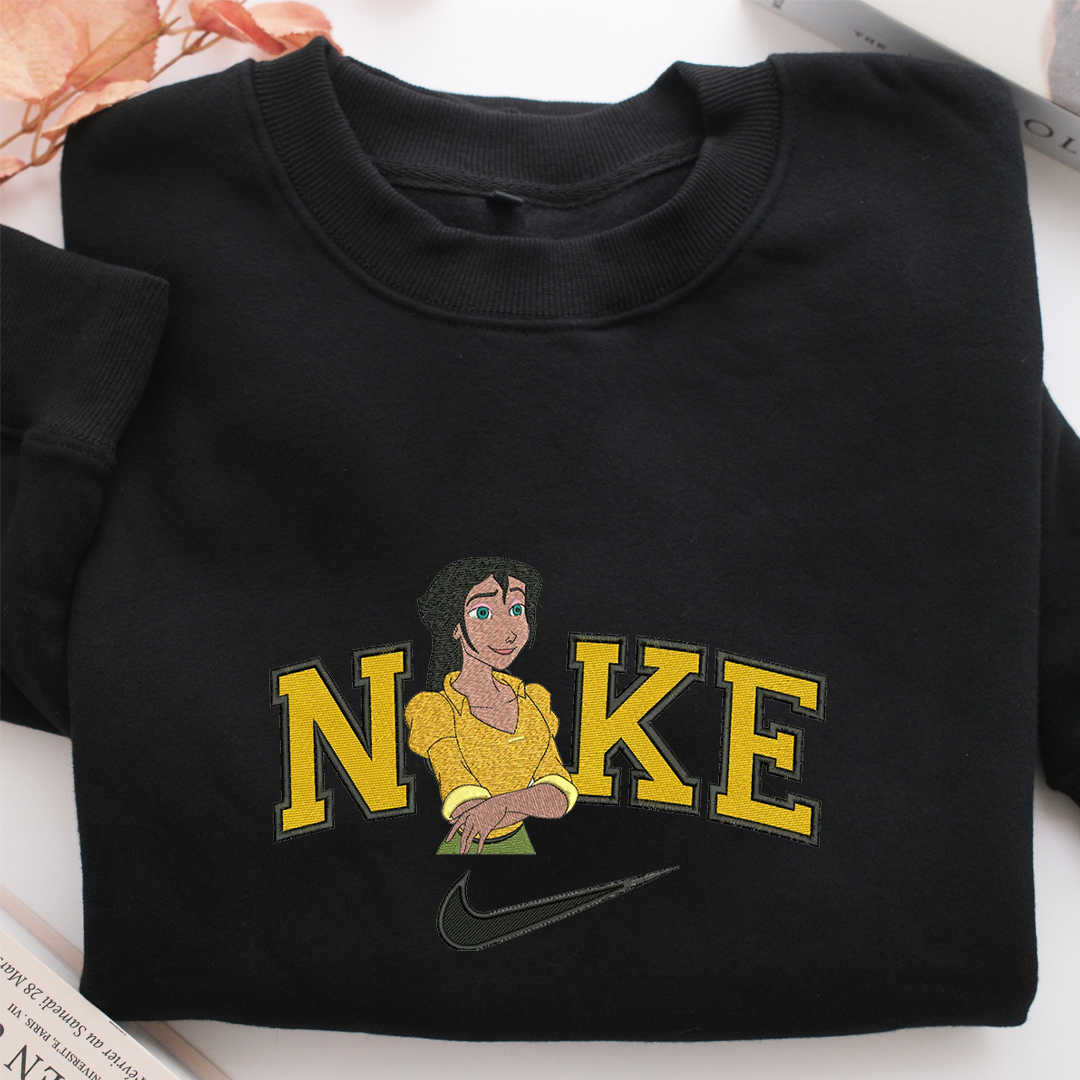 NIke Jane Porter Half Nike Embroidered Sweatshirt, Nike Movie Inspired, Valentine's Day Gifts Idea For Him Her