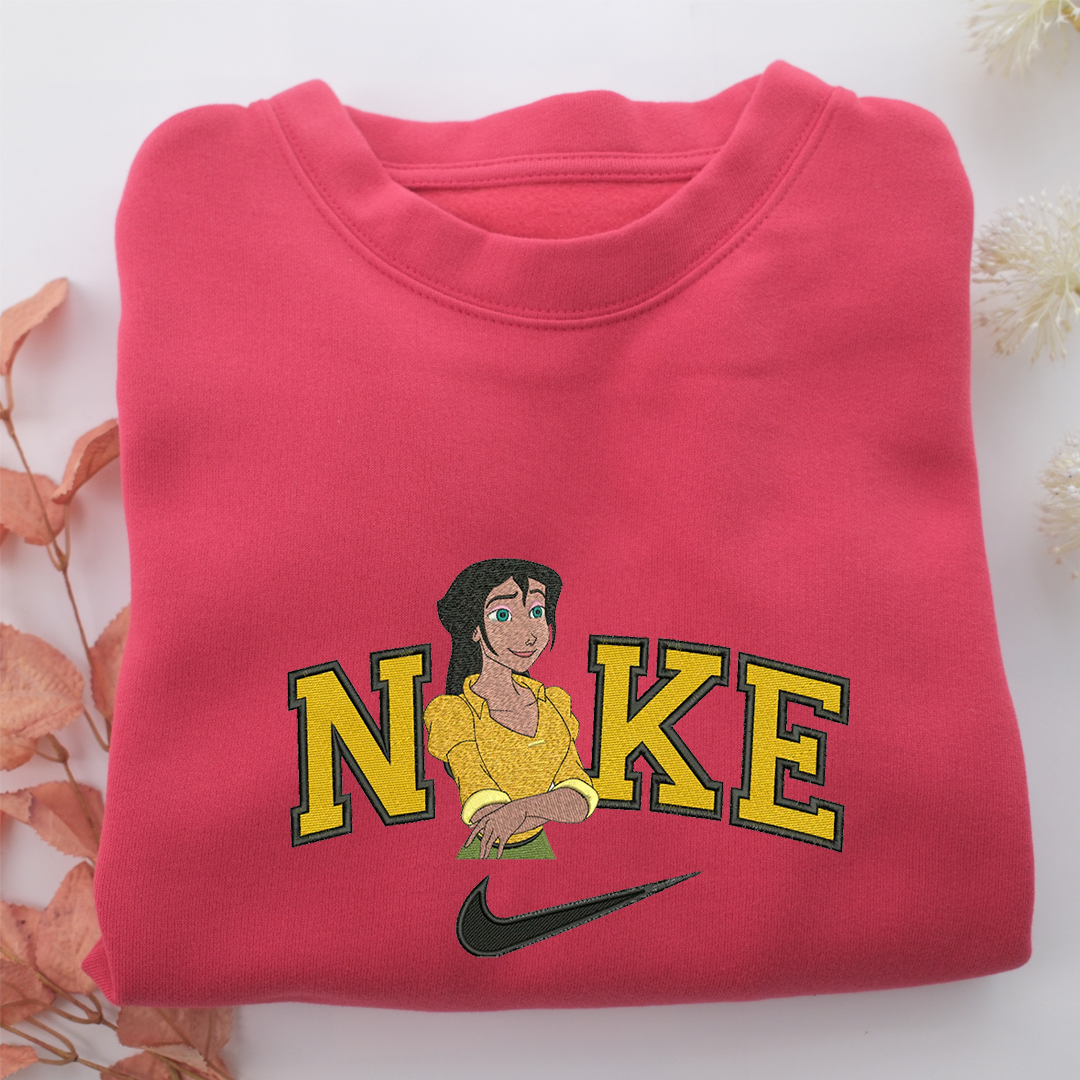 NIke Jane Porter Half Nike Embroidered Sweatshirt, Nike Movie Inspired, Valentine's Day Gifts Idea For Him Her