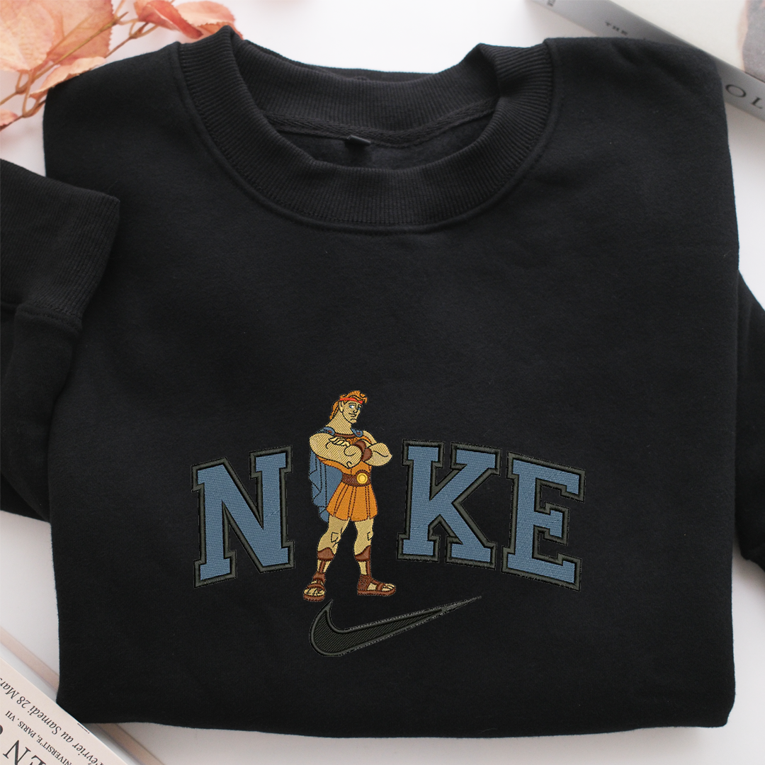 Nike Hercules Nike Embroidered Sweatshirt, Nike Movie Inspired, Valentine's Day Gifts Idea For Him Her