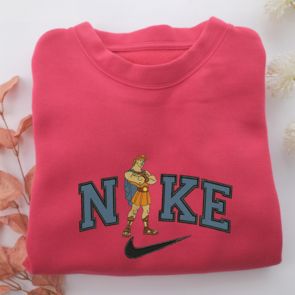 Nike Hercules Nike Embroidered Sweatshirt, Nike Movie Inspired, Valentine's Day Gifts Idea For Him Her
