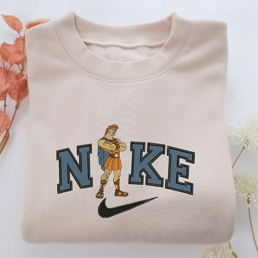 Nike Hercules Nike Embroidered Sweatshirt, Nike Movie Inspired, Valentine's Day Gifts Idea For Him Her