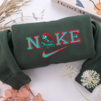 Nike Sally v2 Nike Embroidered Sweatshirt, Nike Movie Inspired, Valentine's Day Gifts Idea For Him Her