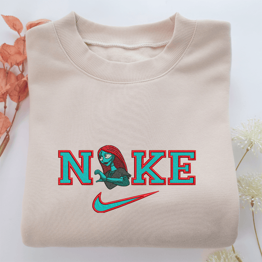 Nike Sally v2 Nike Embroidered Sweatshirt, Nike Movie Inspired, Valentine's Day Gifts Idea For Him Her