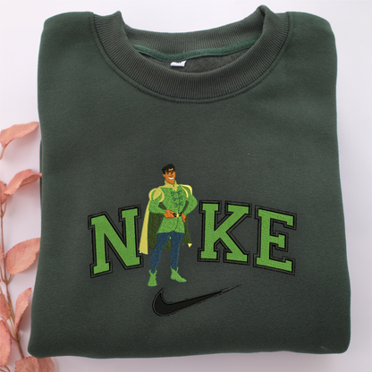 Nike Prince Naveen Nike Embroidered Sweatshirt, Nike Movie Inspired, Valentine's Day Gifts Idea For Him Her