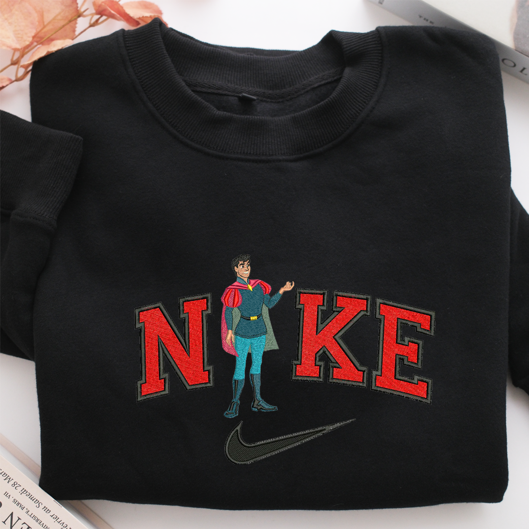Nike Prince Phillip Nike Embroidered Sweatshirt, Nike Movie Inspired, Valentine's Day Gifts Idea For Him Her
