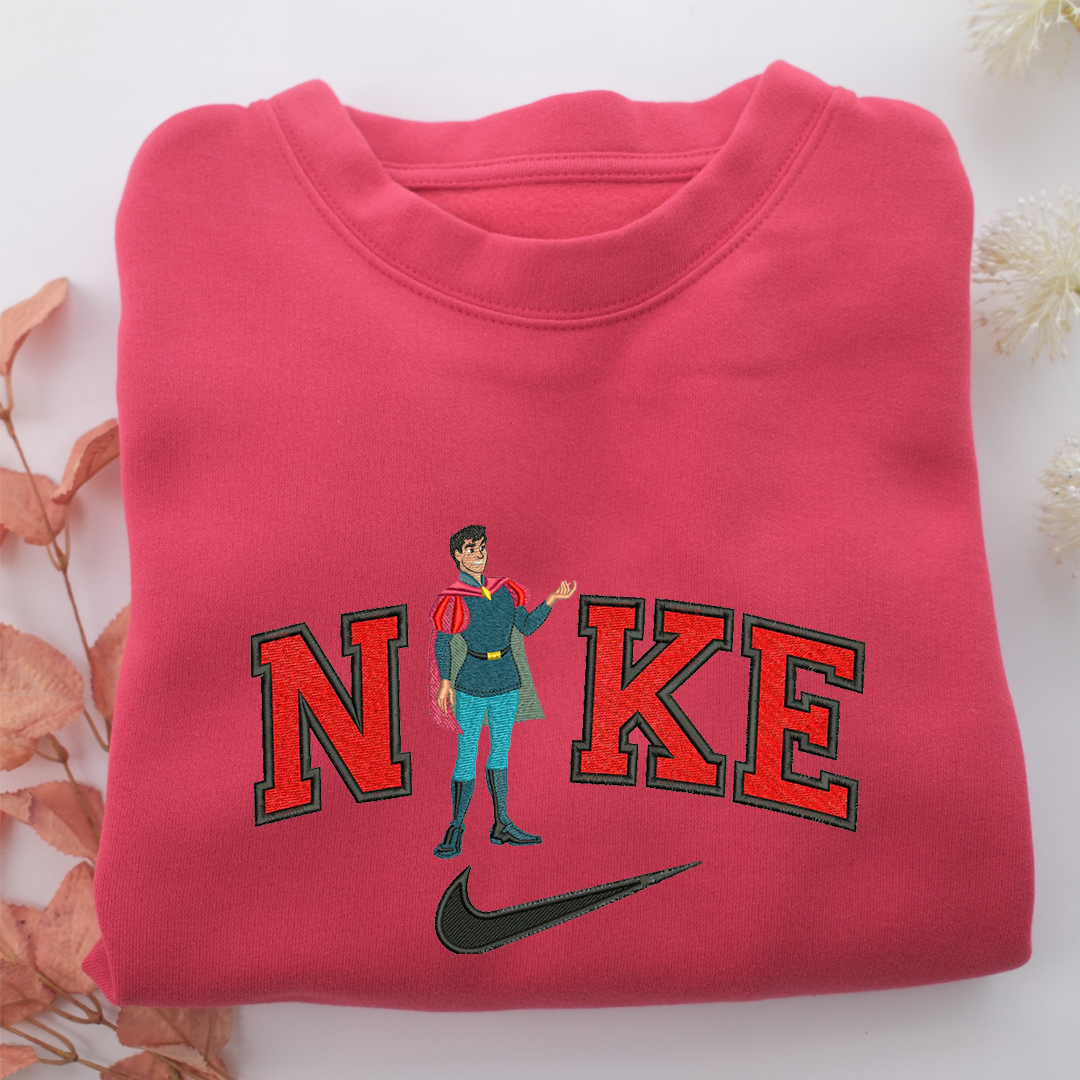 Nike Prince Phillip Nike Embroidered Sweatshirt, Nike Movie Inspired, Valentine's Day Gifts Idea For Him Her