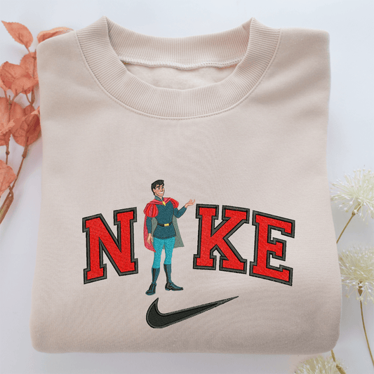 Nike Prince Phillip Nike Embroidered Sweatshirt, Nike Movie Inspired, Valentine's Day Gifts Idea For Him Her