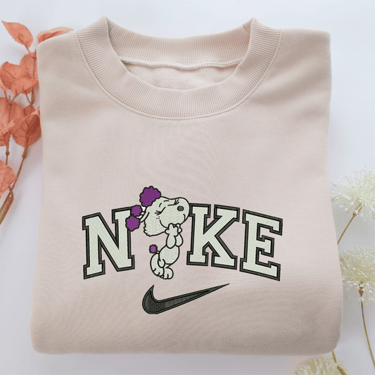 Nike Snoopy Wife Nike Embroidered Sweatshirt, Nike Movie Inspired, Valentine's Day Gifts Idea For Him Her