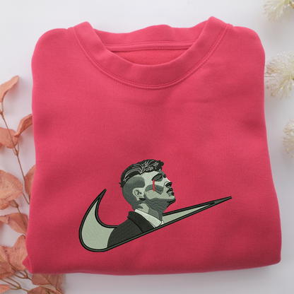 Thomas Shelby Swoosh Nike Embroidered Sweatshirt, Nike Movie Inspired, Valentine's Day Gifts Idea For Him Her