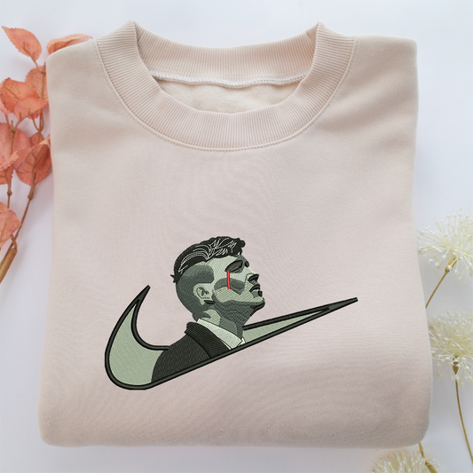 Thomas Shelby Swoosh Nike Embroidered Sweatshirt, Nike Movie Inspired, Valentine's Day Gifts Idea For Him Her