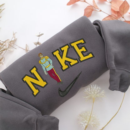 Nike Prince Charming Nike Embroidered Sweatshirt, Nike Movie Inspired, Valentine's Day Gifts Idea For Him Her