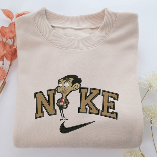 Nike Junior Mr Bean Nike Embroidered Sweatshirt, Nike Movie Inspired, Valentine's Day Gifts Idea For Him Her