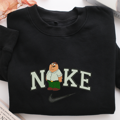 NIke Peter Griffin Nike Embroidered Sweatshirt, Nike Movie Inspired, Valentine's Day Gifts Idea For Him Her