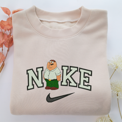 NIke Peter Griffin Nike Embroidered Sweatshirt, Nike Movie Inspired, Valentine's Day Gifts Idea For Him Her