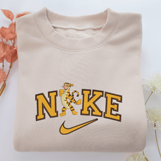 Nike Tiger Nike Embroidered Sweatshirt, Nike Movie Inspired, Valentine's Day Gifts Idea For Him Her