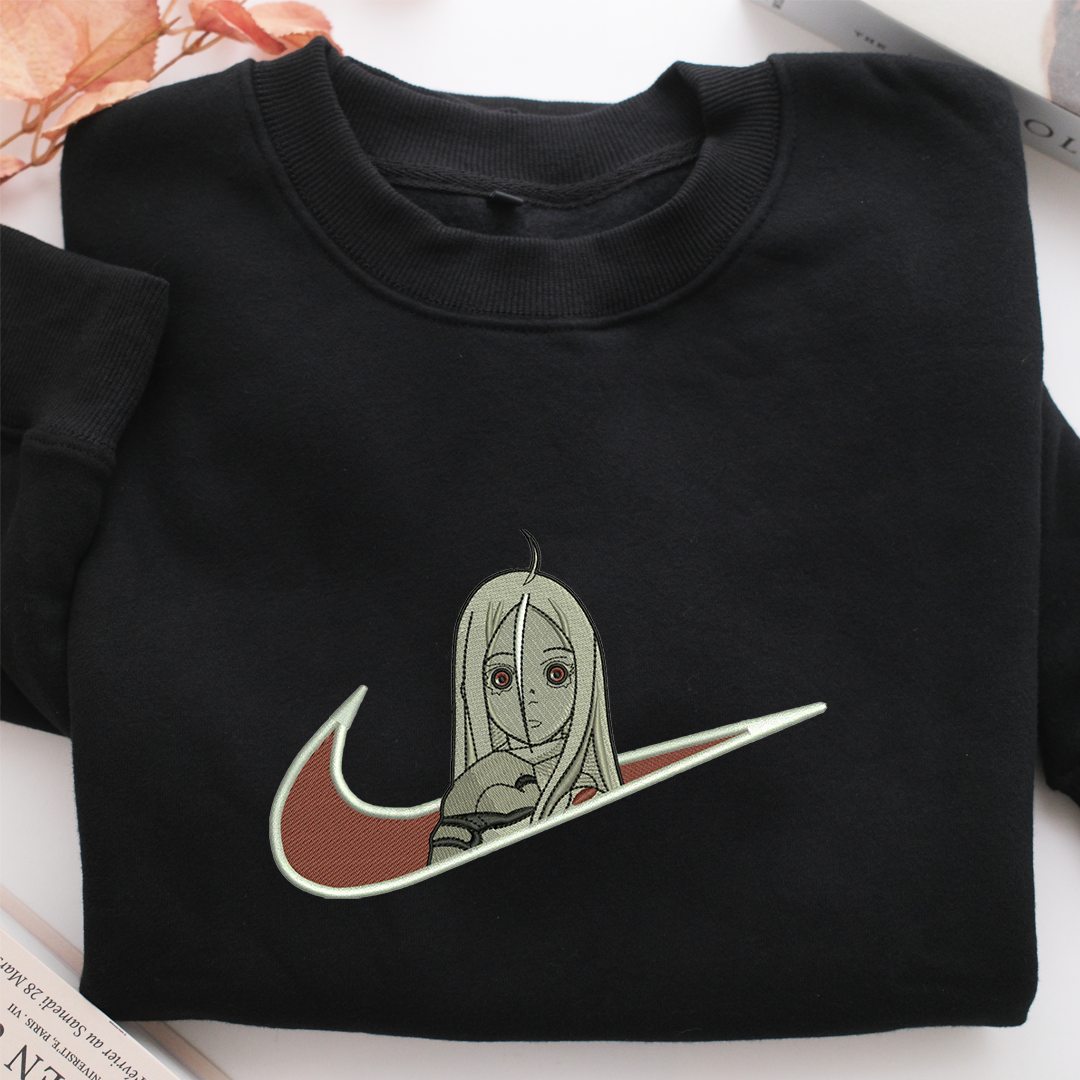 Shiro Swoosh Nike Embroidered Sweatshirt, Nike Movie Inspired, Valentine's Day Gifts Idea For Him Her