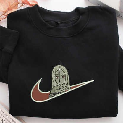 Shiro Swoosh Nike Embroidered Sweatshirt, Nike Movie Inspired, Valentine's Day Gifts Idea For Him Her