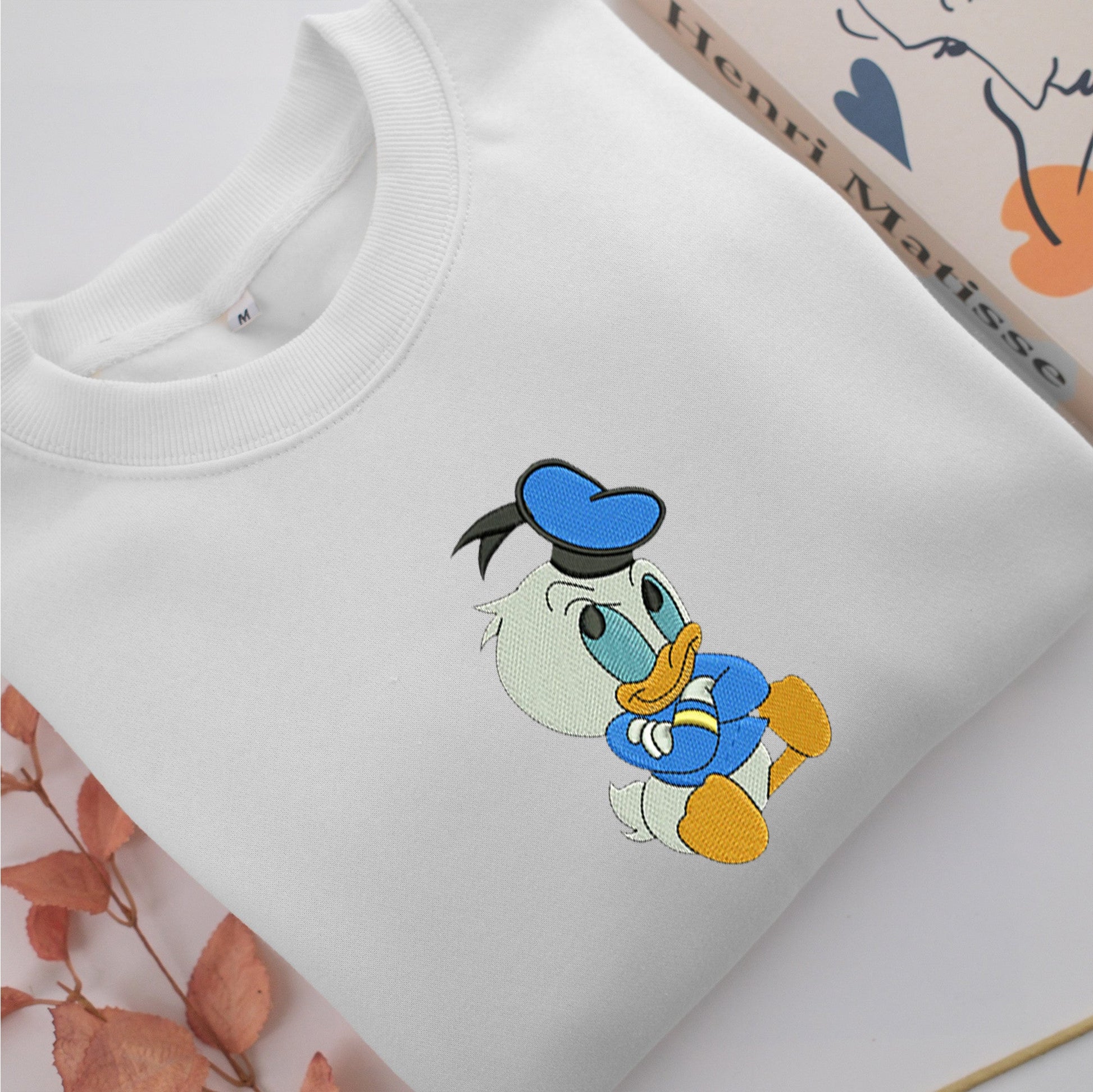 Baby Donald Duck Nike Embroidered Sweatshirt, Nike Movie Inspired, Valentine's Day Gifts Idea For Him Her