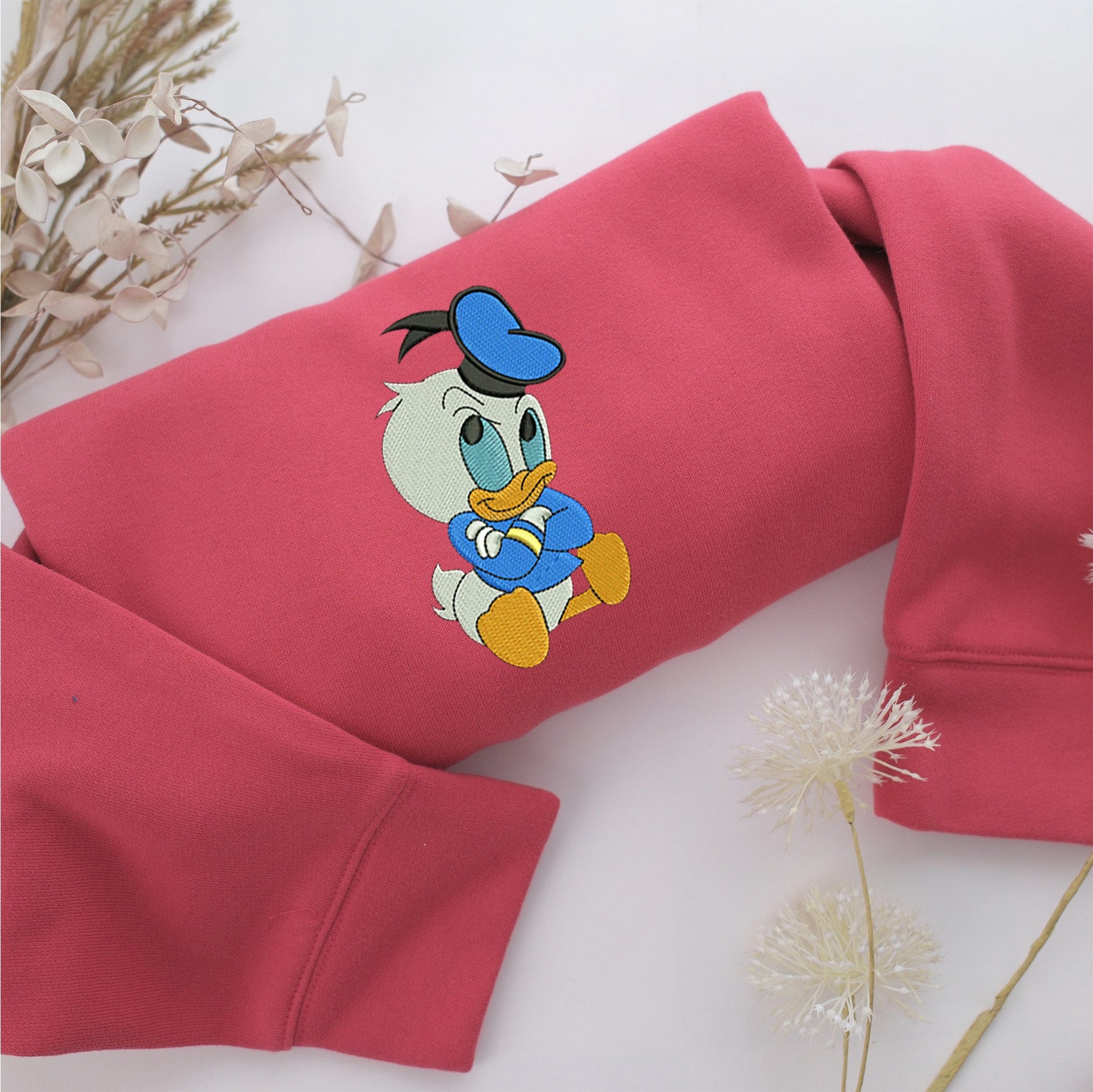 Baby Donald Duck Nike Embroidered Sweatshirt, Nike Movie Inspired, Valentine's Day Gifts Idea For Him Her