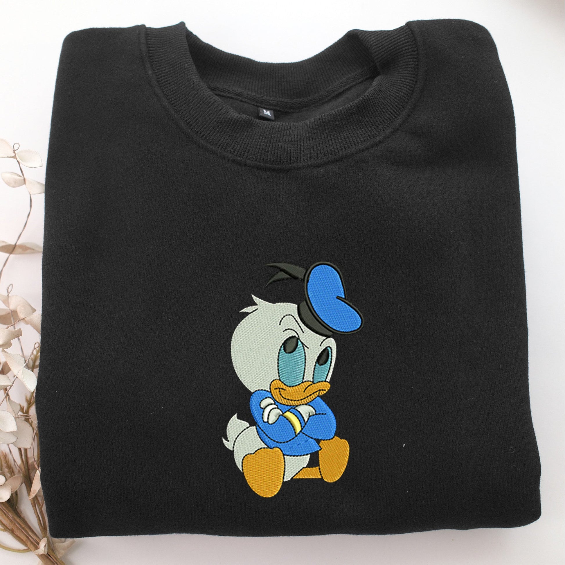 Baby Donald Duck Nike Embroidered Sweatshirt, Nike Movie Inspired, Valentine's Day Gifts Idea For Him Her