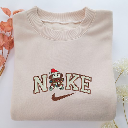 Christmas Mater Nike Embroidered Sweatshirt, Nike Movie Inspired, Valentine's Day Gifts Idea For Him Her
