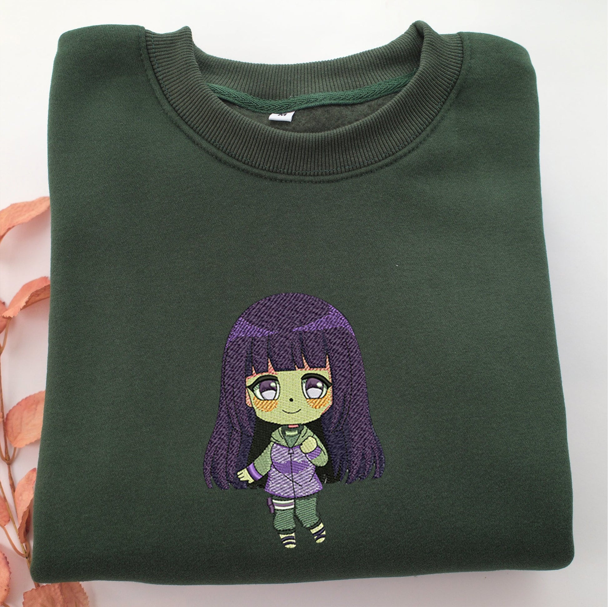 Chibi Hinata Nike Embroidered Sweatshirt, Nike Movie Inspired, Valentine's Day Gifts Idea For Him Her