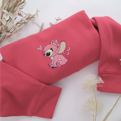 Angel Nike Embroidered Sweatshirt, Nike Movie Inspired, Valentine's Day Gifts Idea For Him Her