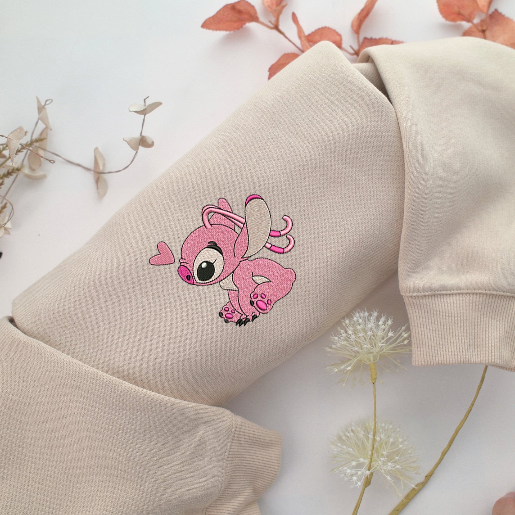 Angel Nike Embroidered Sweatshirt, Nike Movie Inspired, Valentine's Day Gifts Idea For Him Her